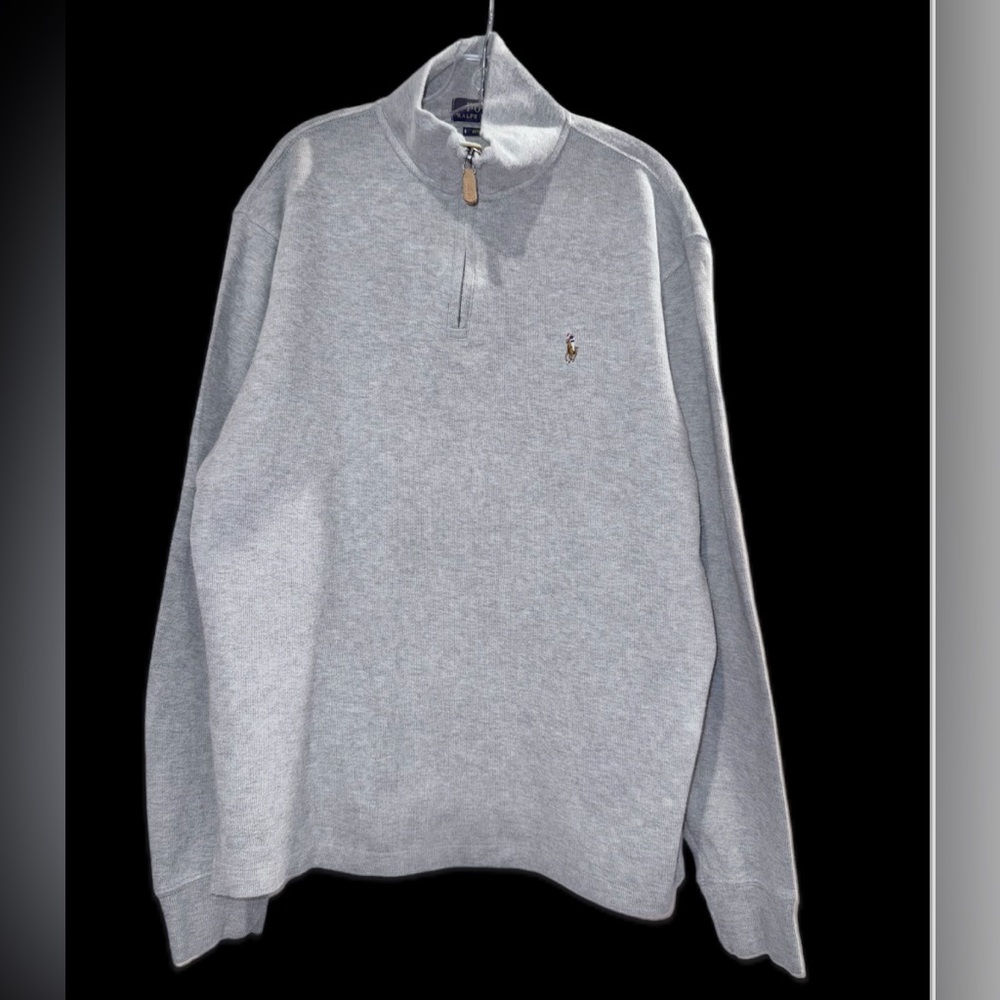 Wrn1X 💥 POLO Ralph Lauren Rib fit 1/2 zip pullover sweater Men’s size small - Picture 5 of 14